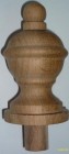 Kula drewniana z wypustką  fi~68mm