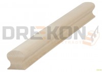 Poręcz drewniana profil omega 6x6cm